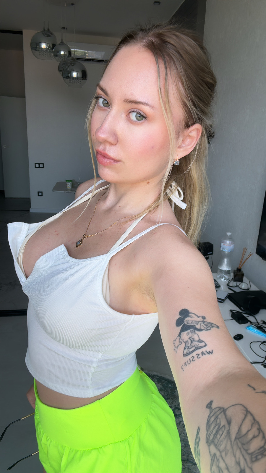 KateV in her underwear in Zhangjiakou