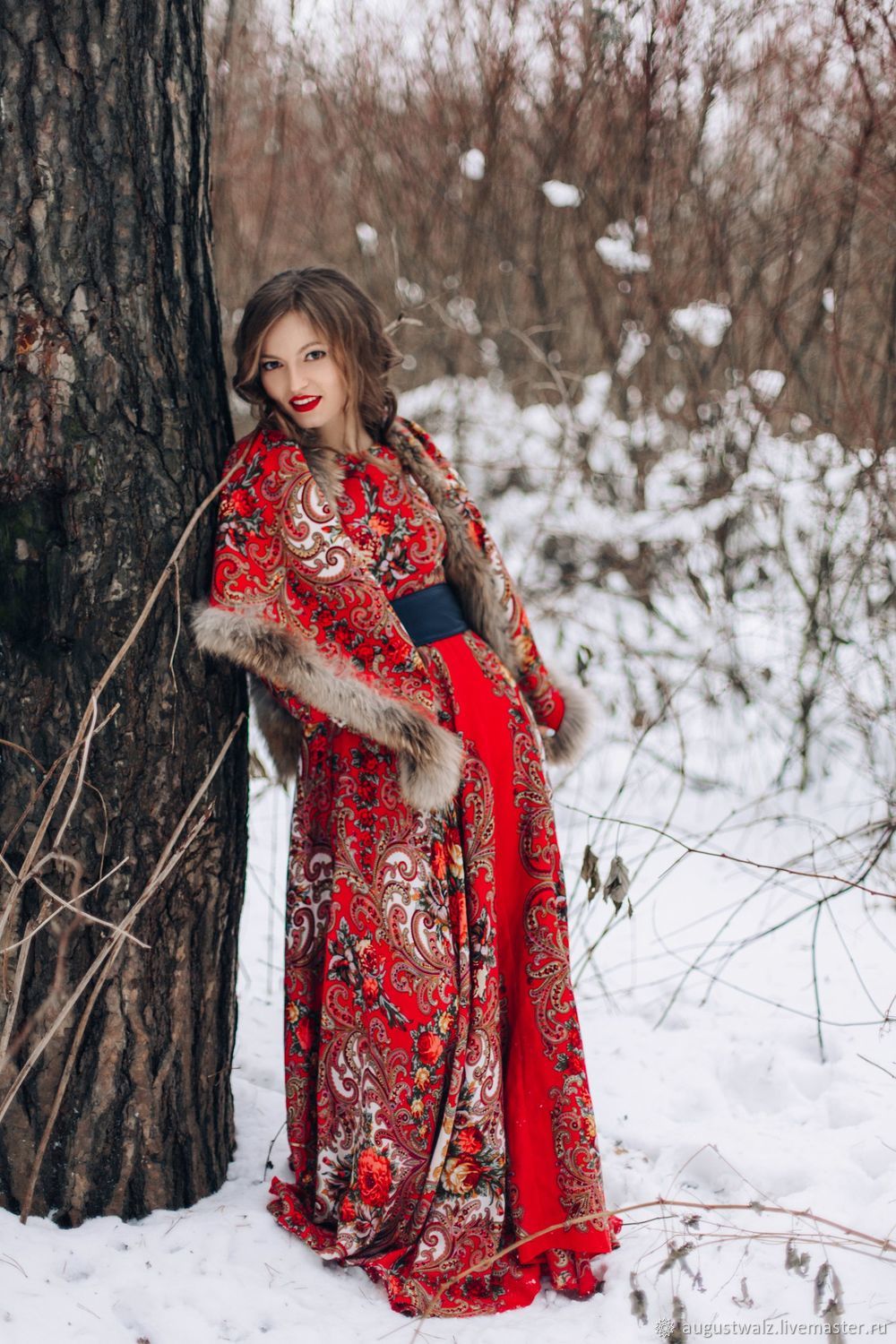 Photo Girls in Slavic costumes in Zhangjiakou